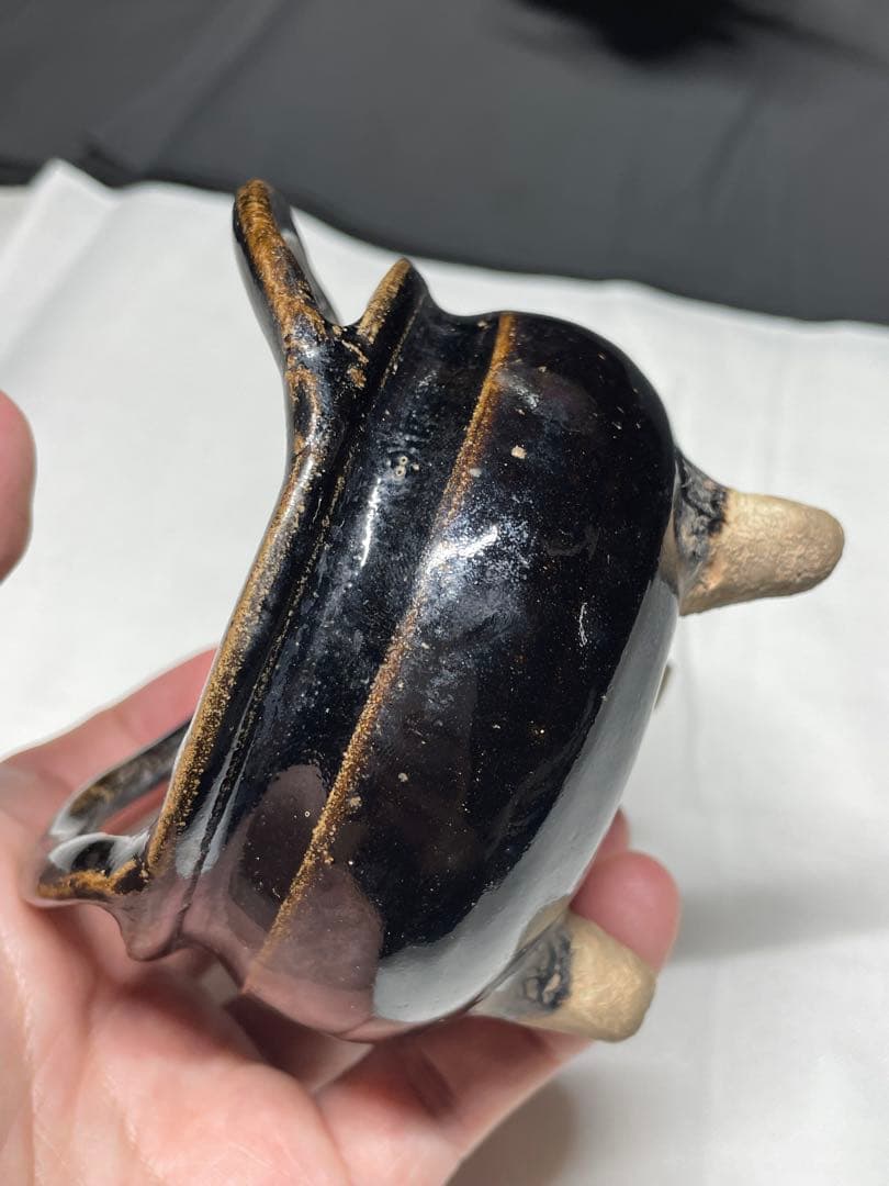 香炉。香道具、茶道具。古美術。骨董品。明時代。美品。希少品。舊家蔵出し。