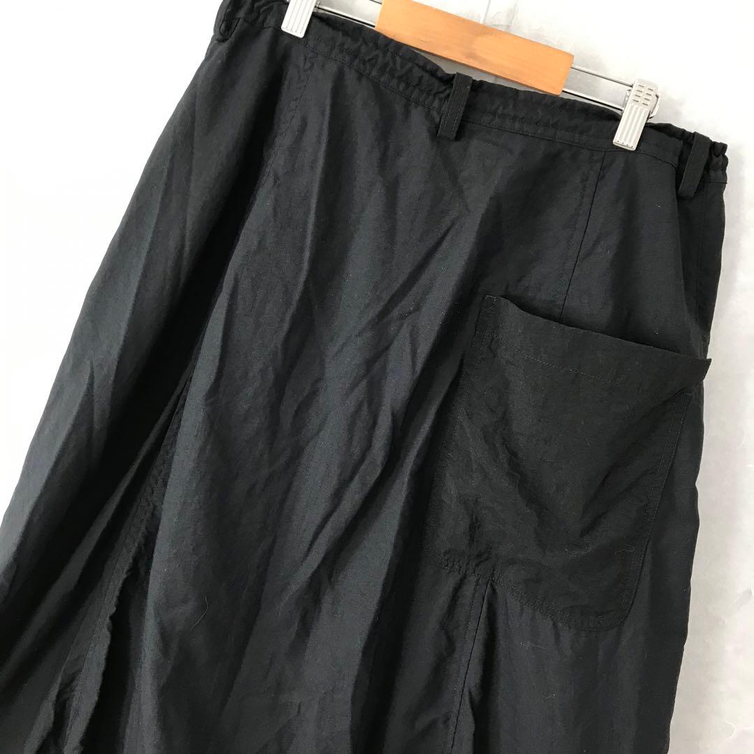 Y`s ヨウジヤマモト サルエルパンツ ワイドパンツ ブラック 2