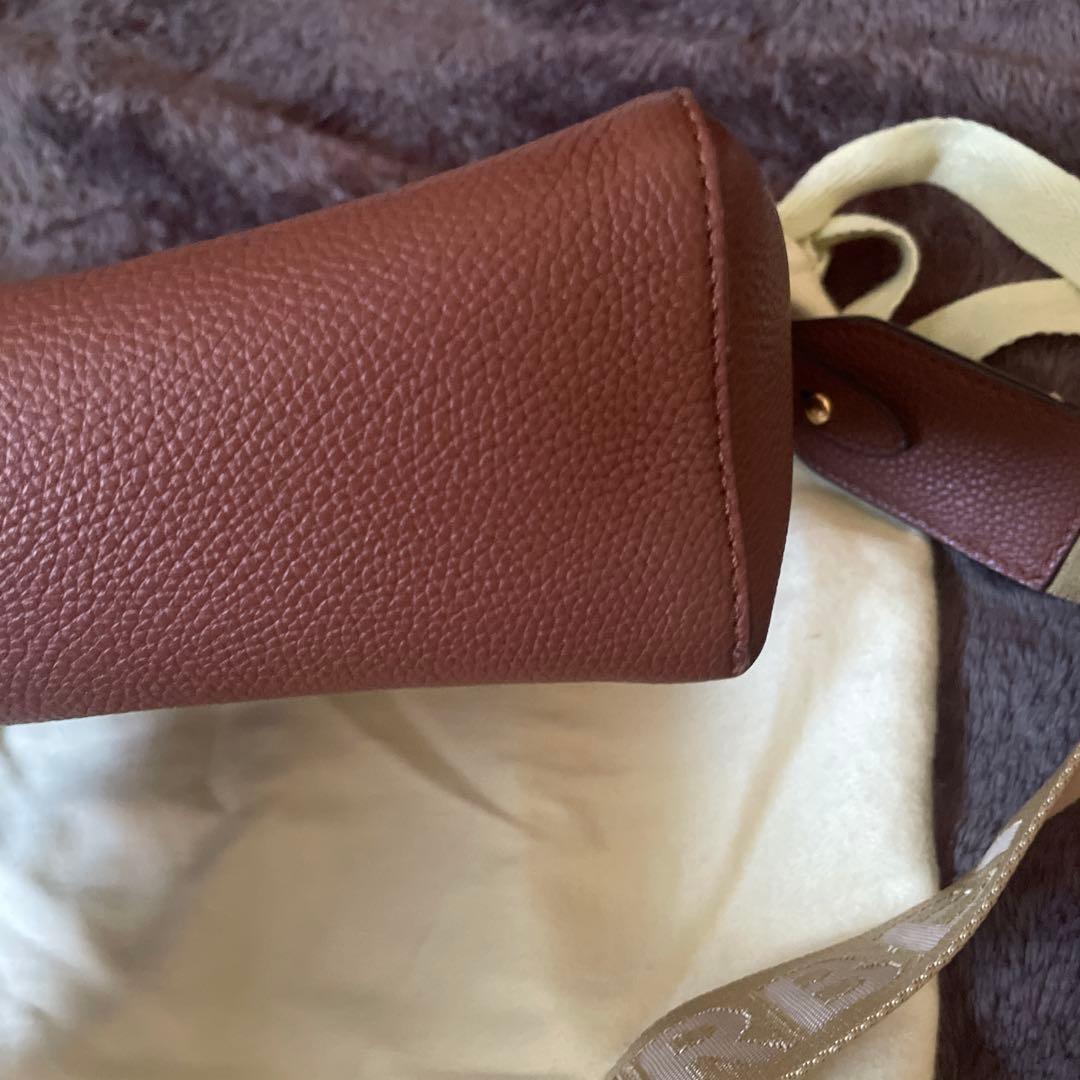 【最終価格】BURBERRY ブラウンレザーショルダーバッグ