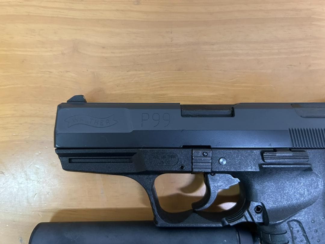 マルゼン ワルサー P99 ガスブローバック ブラック サプレッサー・マガジン付