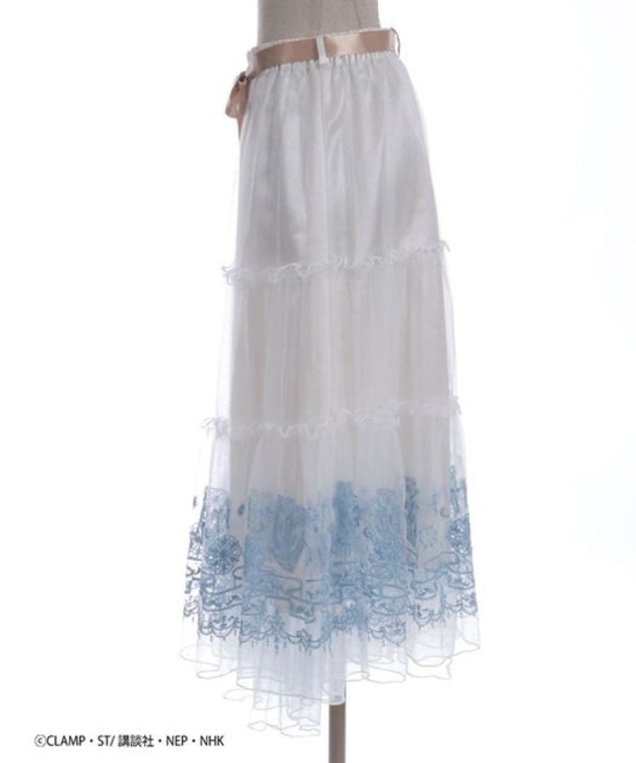 ♡新品アクシーズファム×カードキャプターさくらコラボスカート（白・クリアカード）