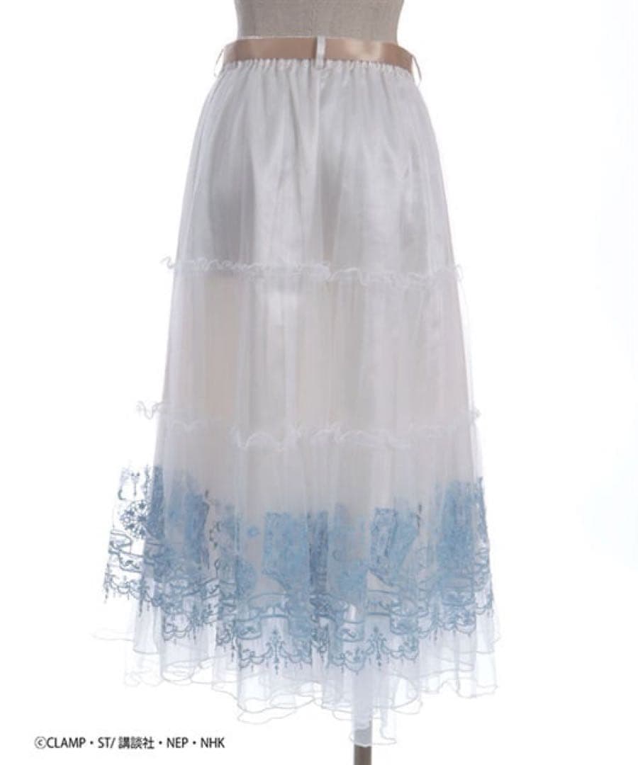♡新品アクシーズファム×カードキャプターさくらコラボスカート（白・クリアカード）