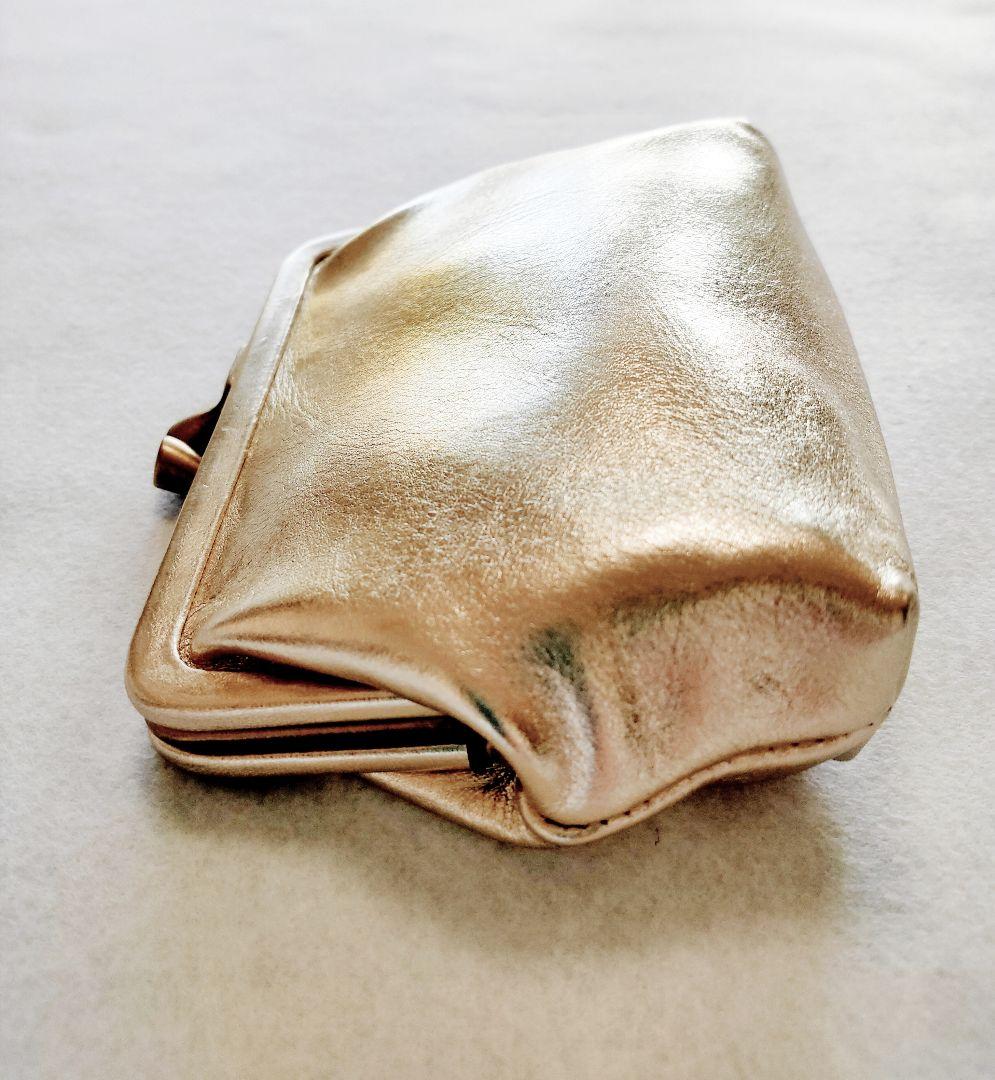 【新品】イルビゾンテ がま口 ケース プラチナゴールド