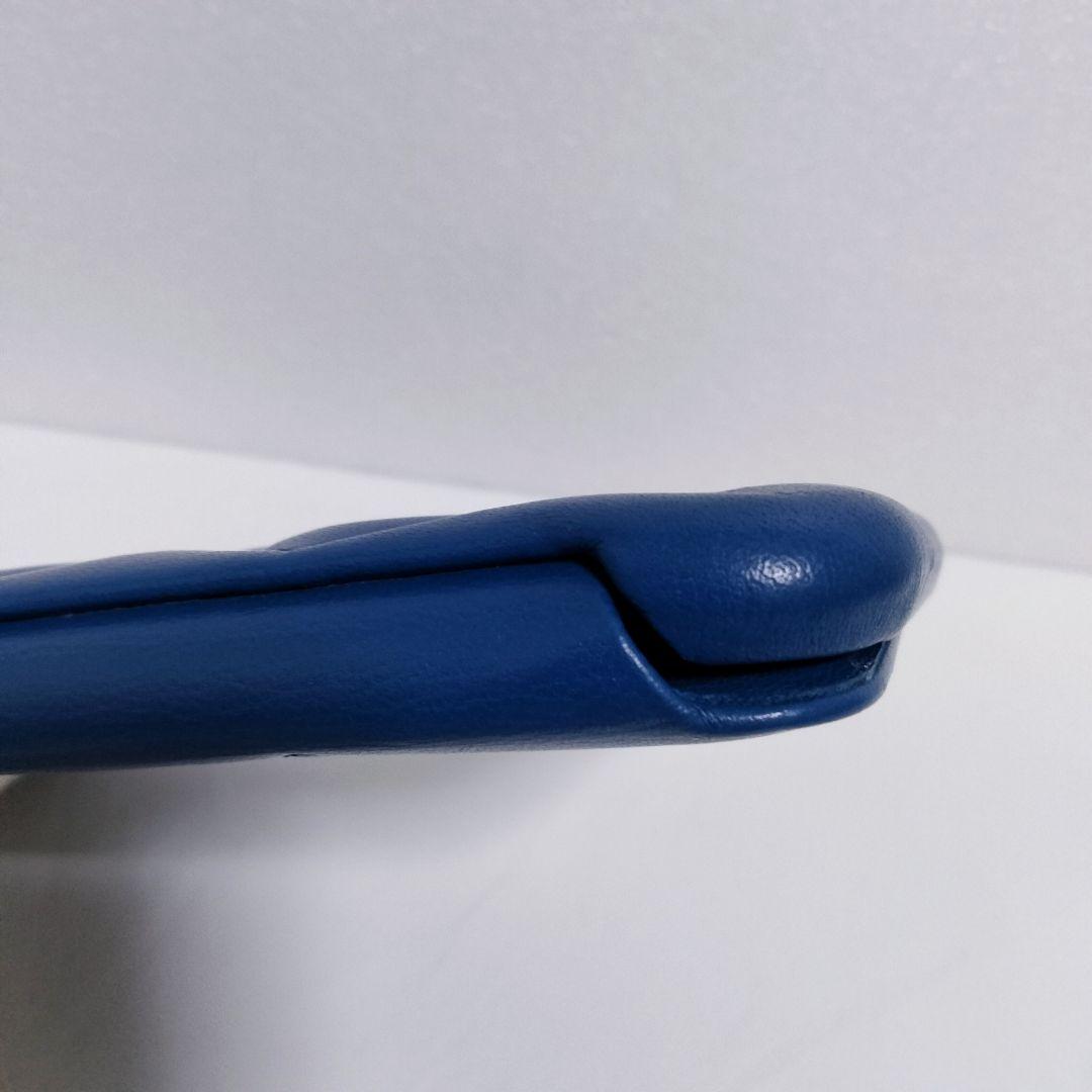 【CHANEL】シャネル マトラッセ iPhone X.XS ケース ブルー