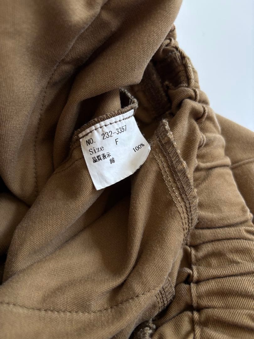 homspun【24AW】高密度ウェポン ひもワイドパンツ