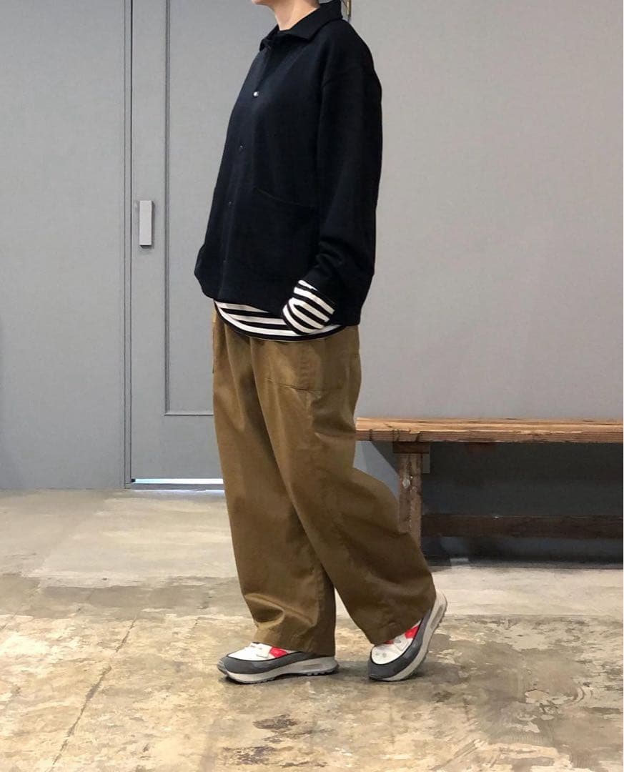 homspun【24AW】高密度ウェポン ひもワイドパンツ