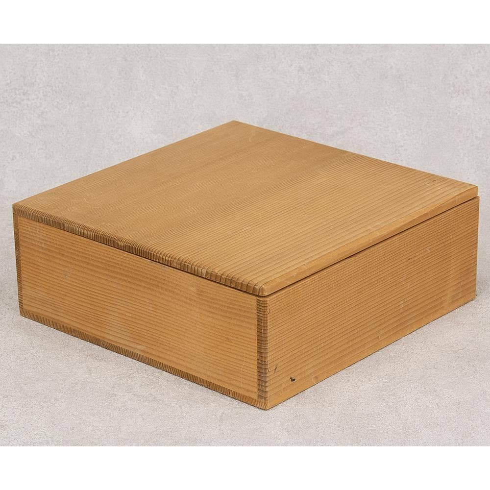 河井透 飾り皿「藍七宝紋角皿」22.5cm 共箱（河井武一の長男）河井寛次郎系統