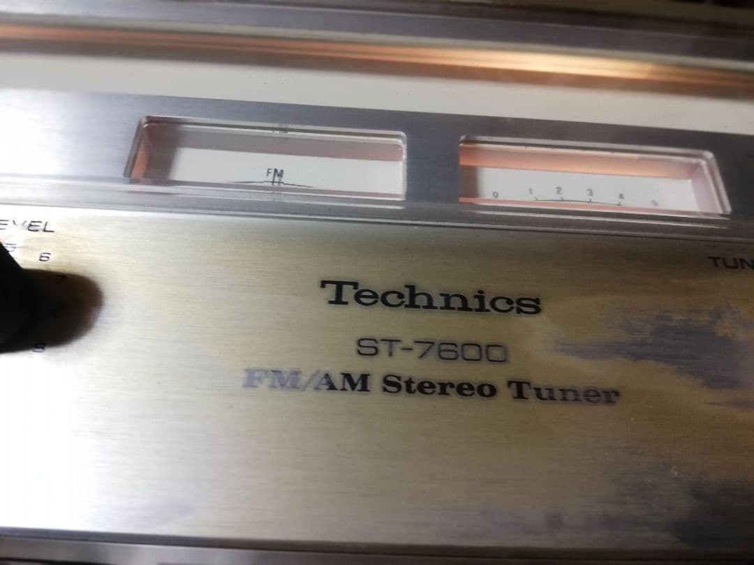 希少　レトロ　年代物　Technics　ST−7600 ステレオチューナー