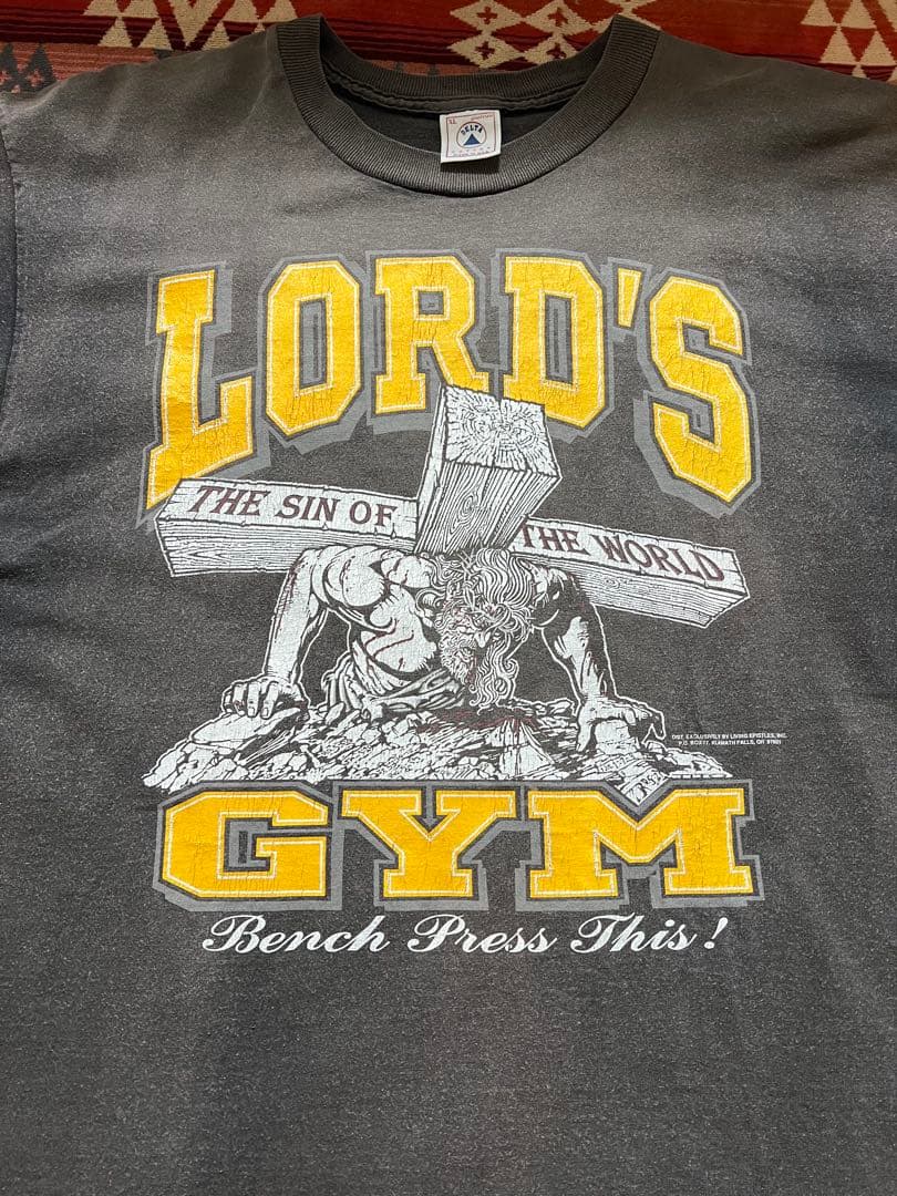 LORD'S GYM ヴィンテージTシャツ XL グッドフェード
