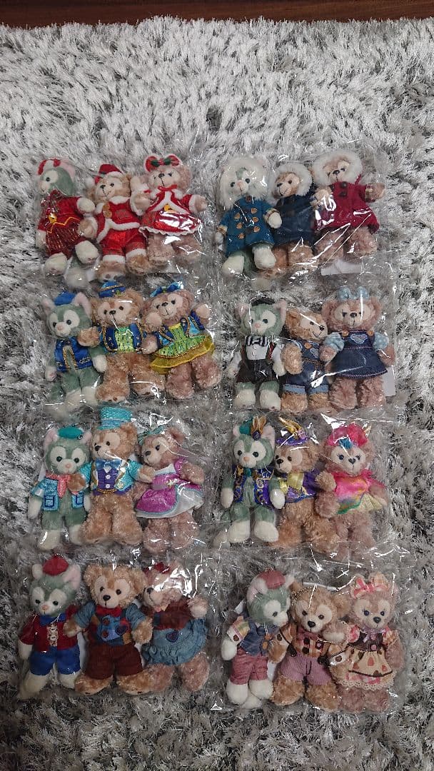 ディズニー ぬいば まとめ売り 165体