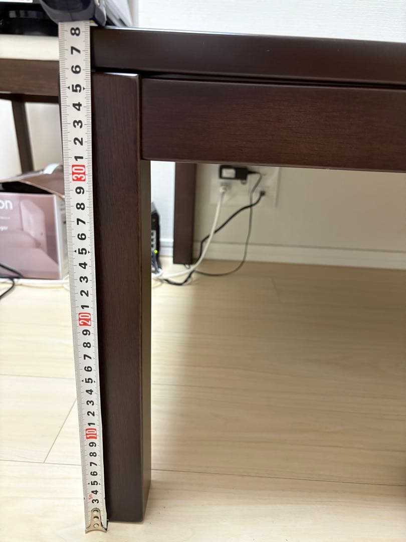 ダークブラウン こたつテーブル MK-1058/DB/11 無印良品