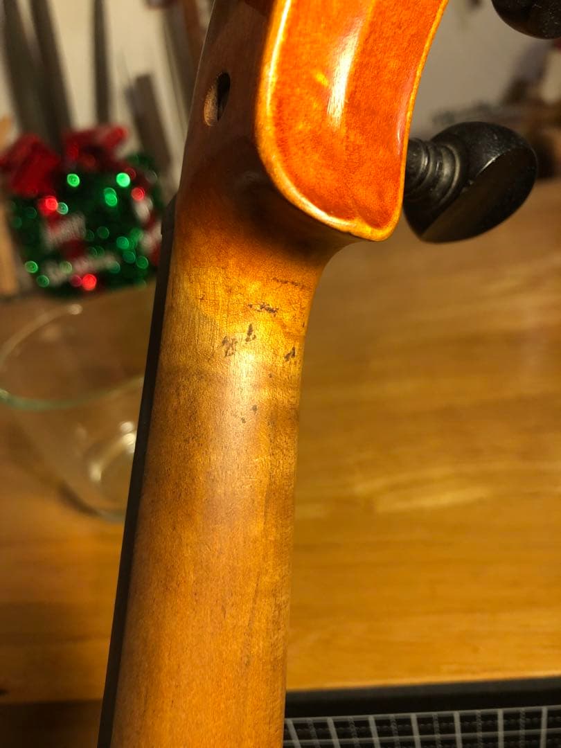 【駒&魂柱新調済】Suzuki分数バイオリンNo280 3/4 1980