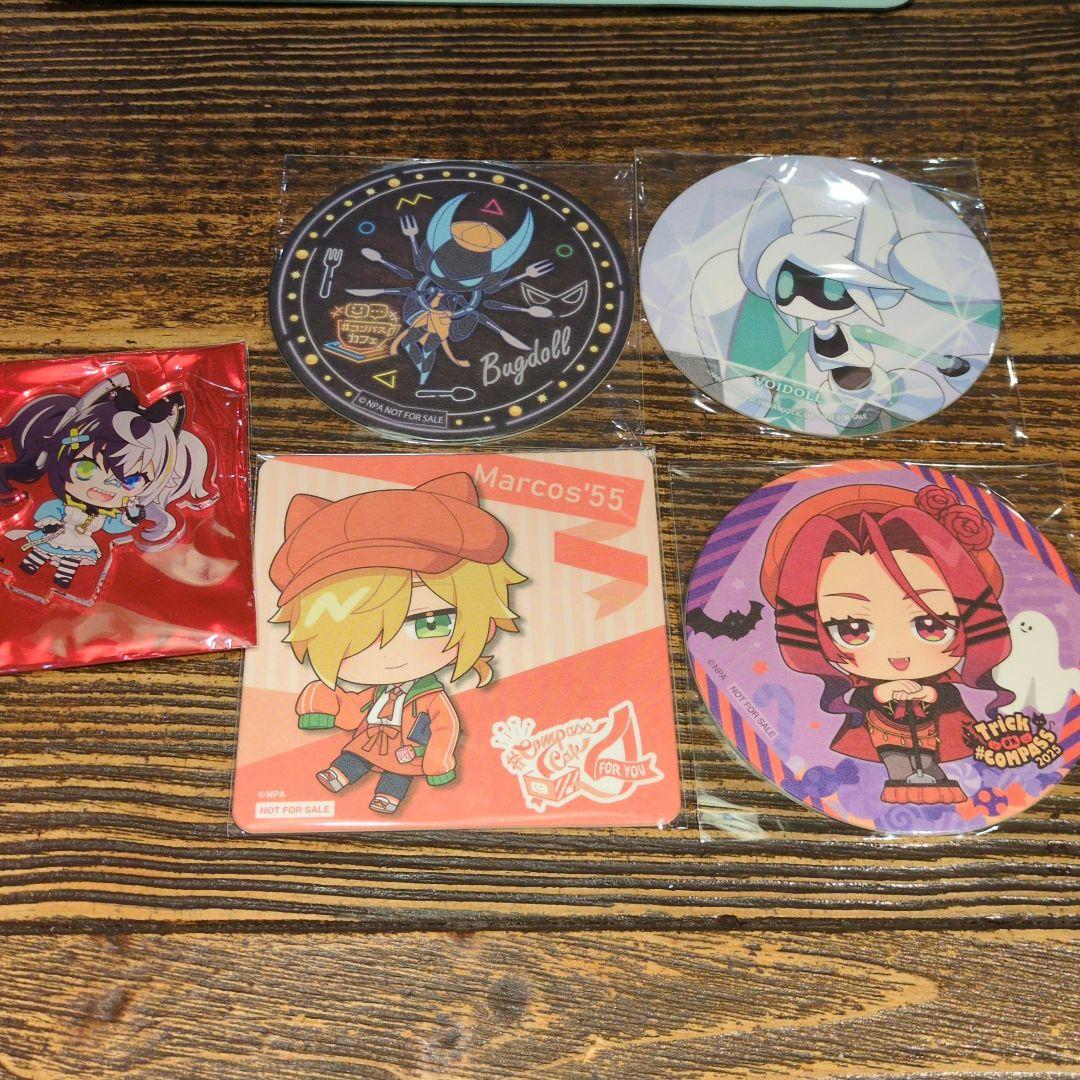 コンパス まとめ売り うら 非売品缶バッジ