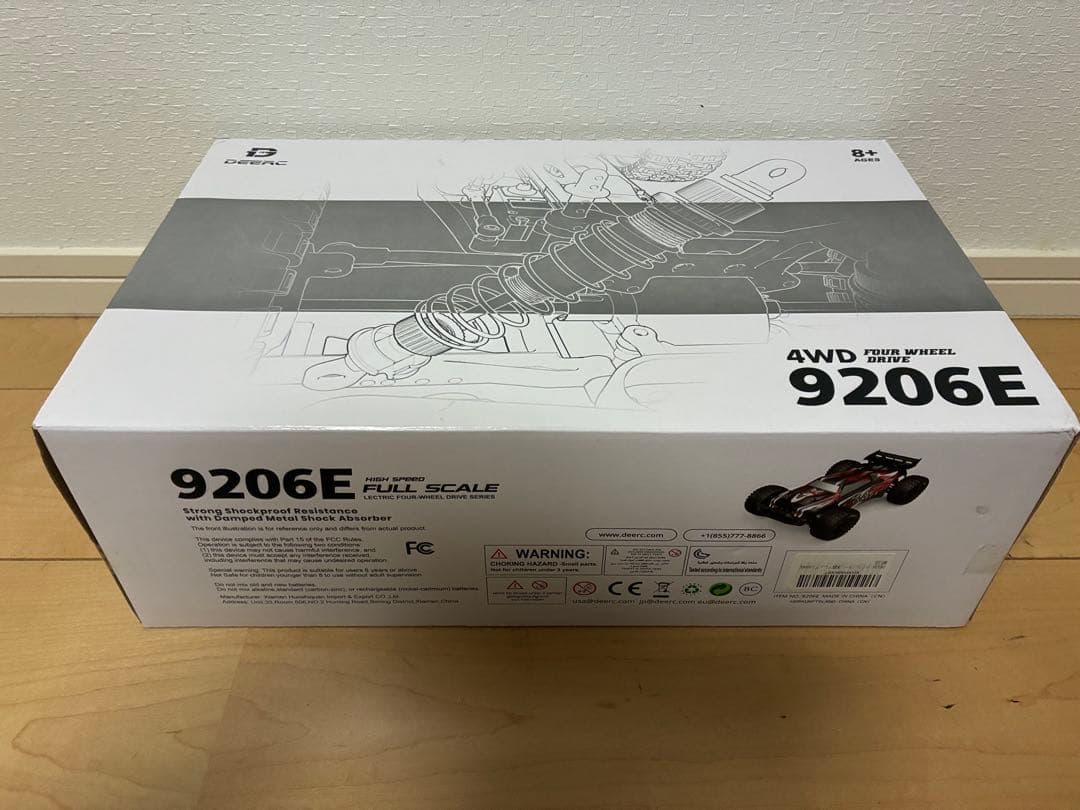【新品】DEERC　ラジコンカー　9206E　4WD　2.4GHz　USB充電式