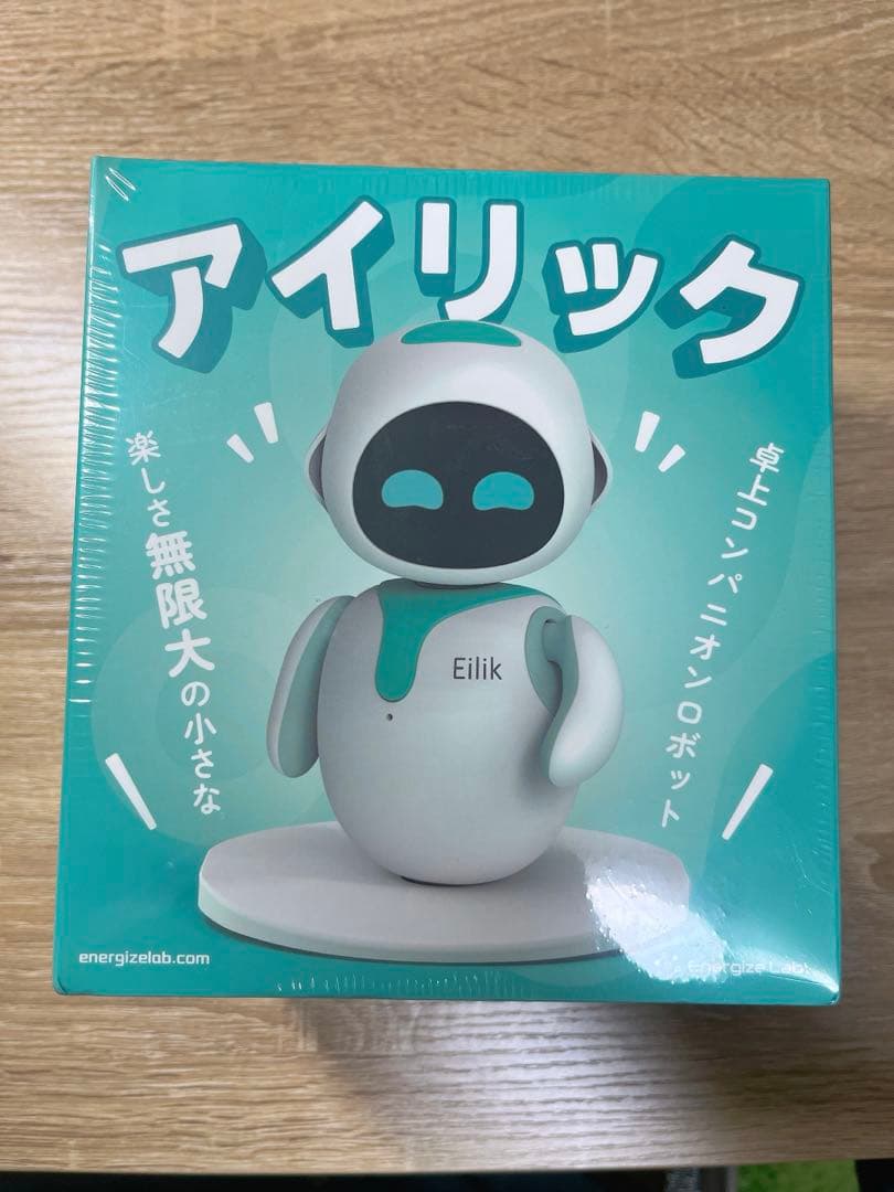 新品 美品 卓上コンパニオンロボット　アイリック　ブルー　Eilik
