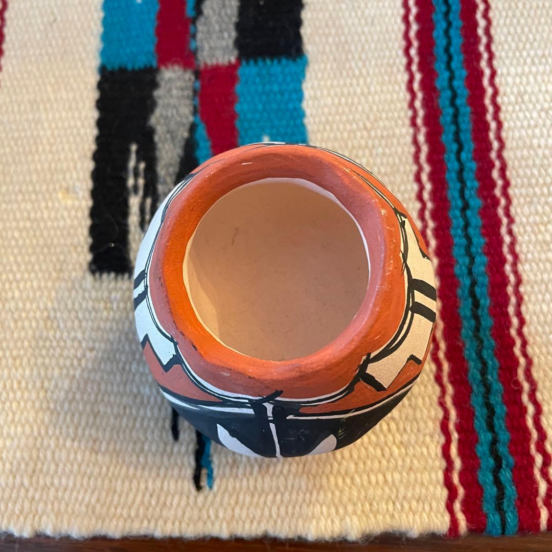 希少品！ネイティブアメリカン　navajo 壷　ナバホ族USAアンティーク古道具