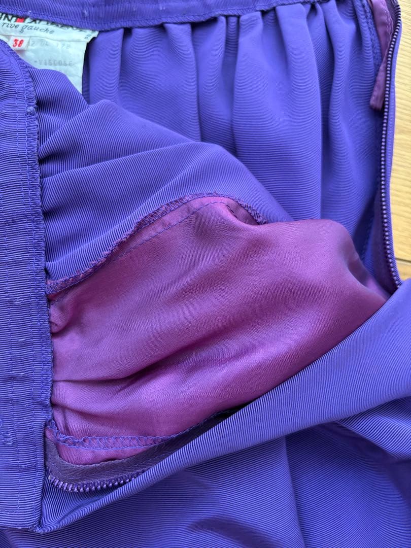 70's サンローラン　リヴゴーシュ　ヴィンテージ スカート　　デッドストック