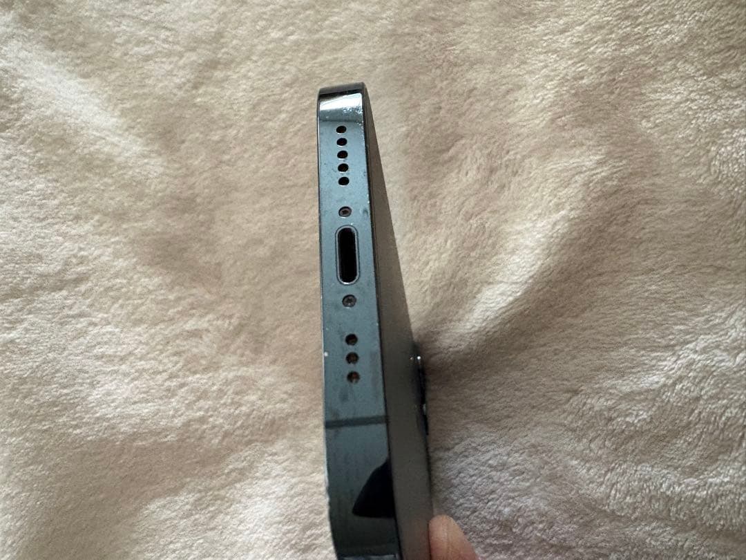 Apple iPhone 12 Pro 青 ケース付き