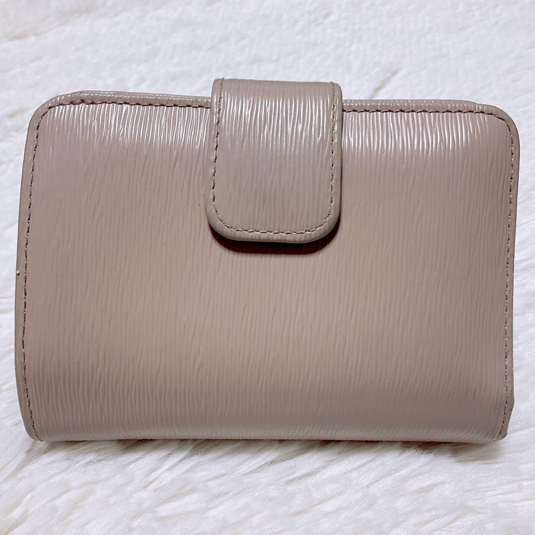 ♡美品♡プラダ 二つ折り財布 サフィアーノレザー 三角ロゴ L字ファスナー