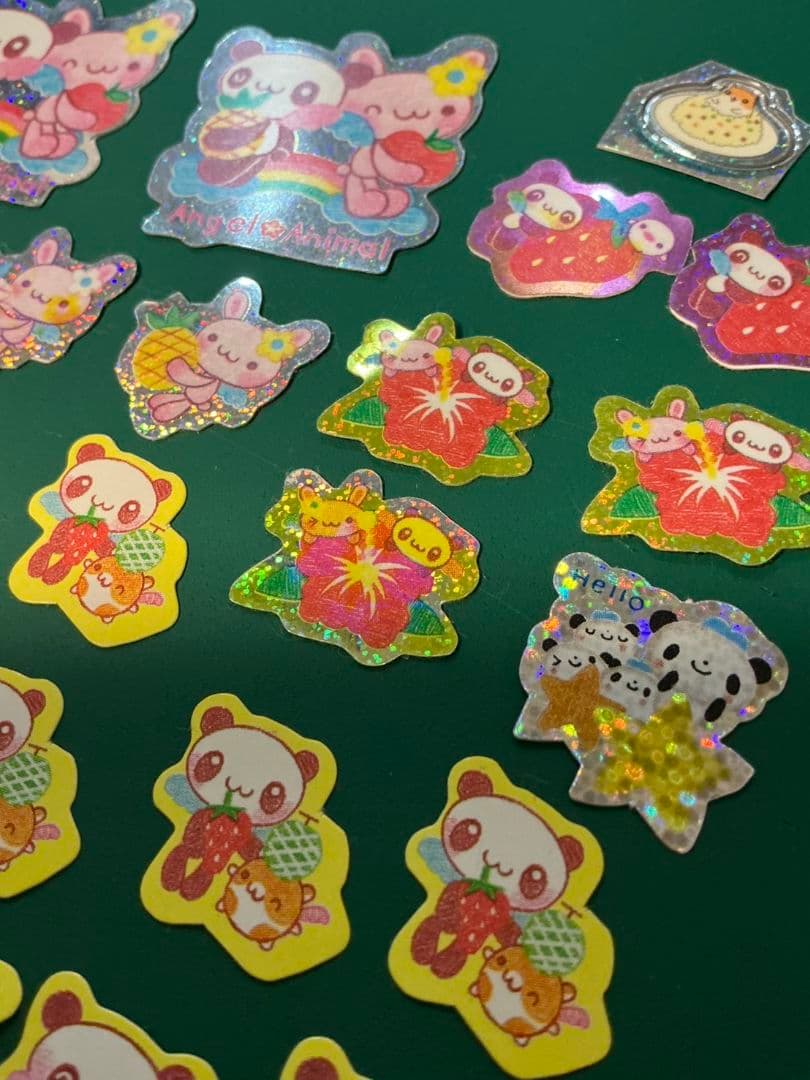 Angel　Animal　フレークシール　エンジェルアニマル　平成レトロ　シール