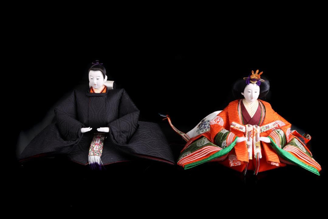 京人形 田中彌 雛人形 平安 田中弥 ひな 共箱