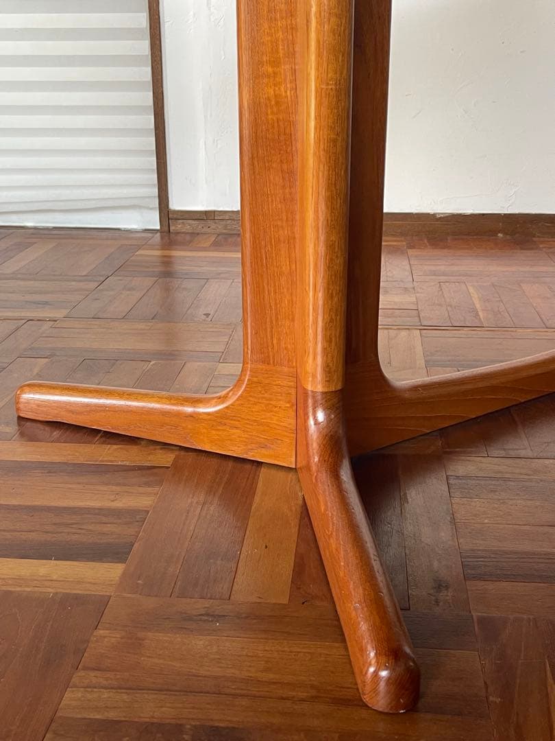 北欧 デンマークヴィンテージ チーク エクステンション ダイニング テーブル