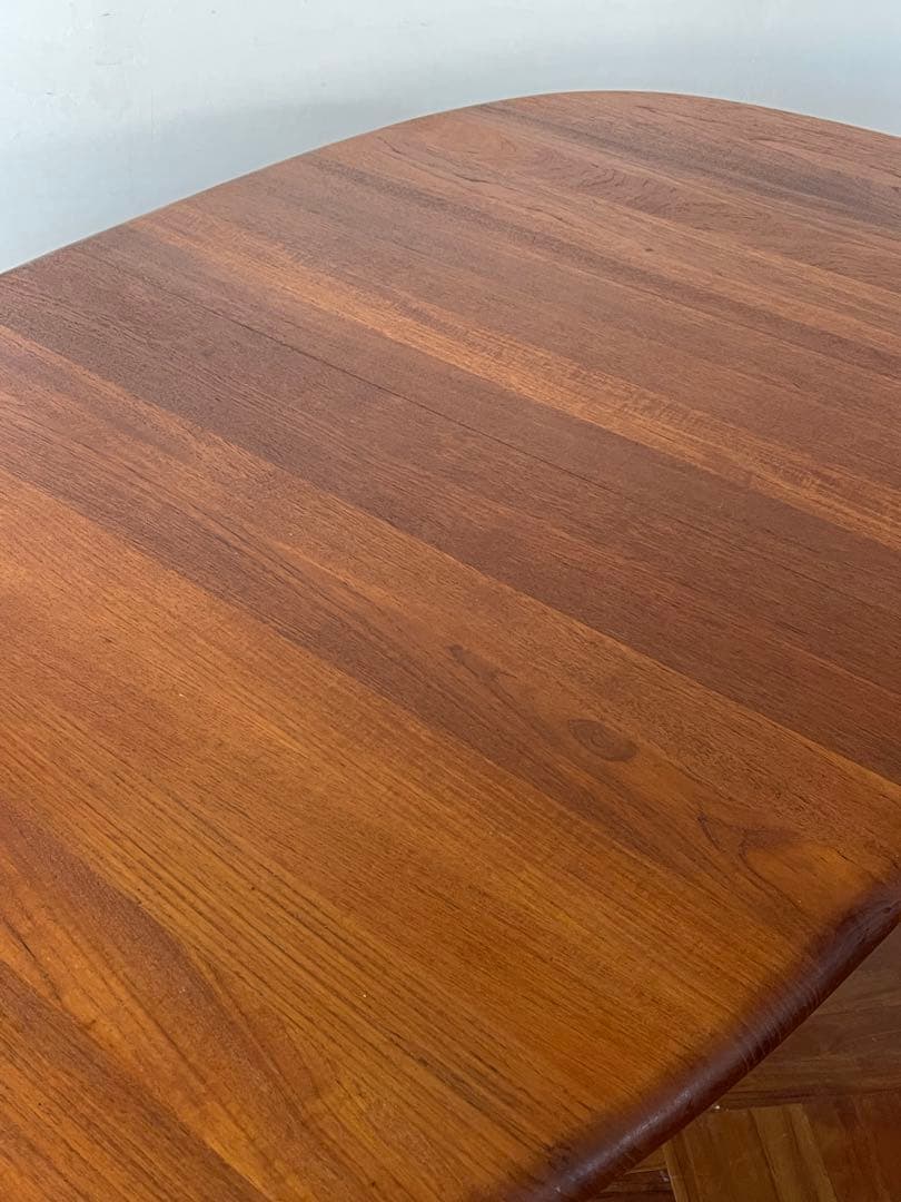 北欧 デンマークヴィンテージ チーク エクステンション ダイニング テーブル