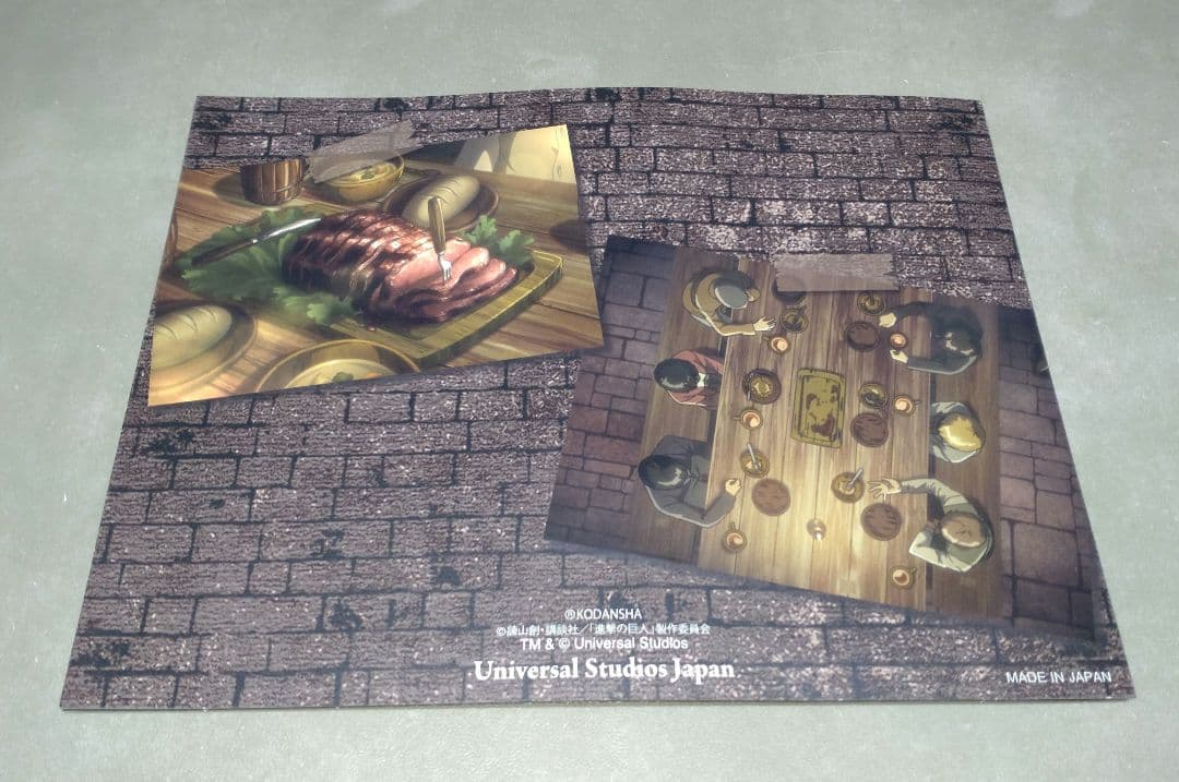 USJ　進撃の巨人　フォト＆台紙　リヴァイ　ハンジ　クロノイド