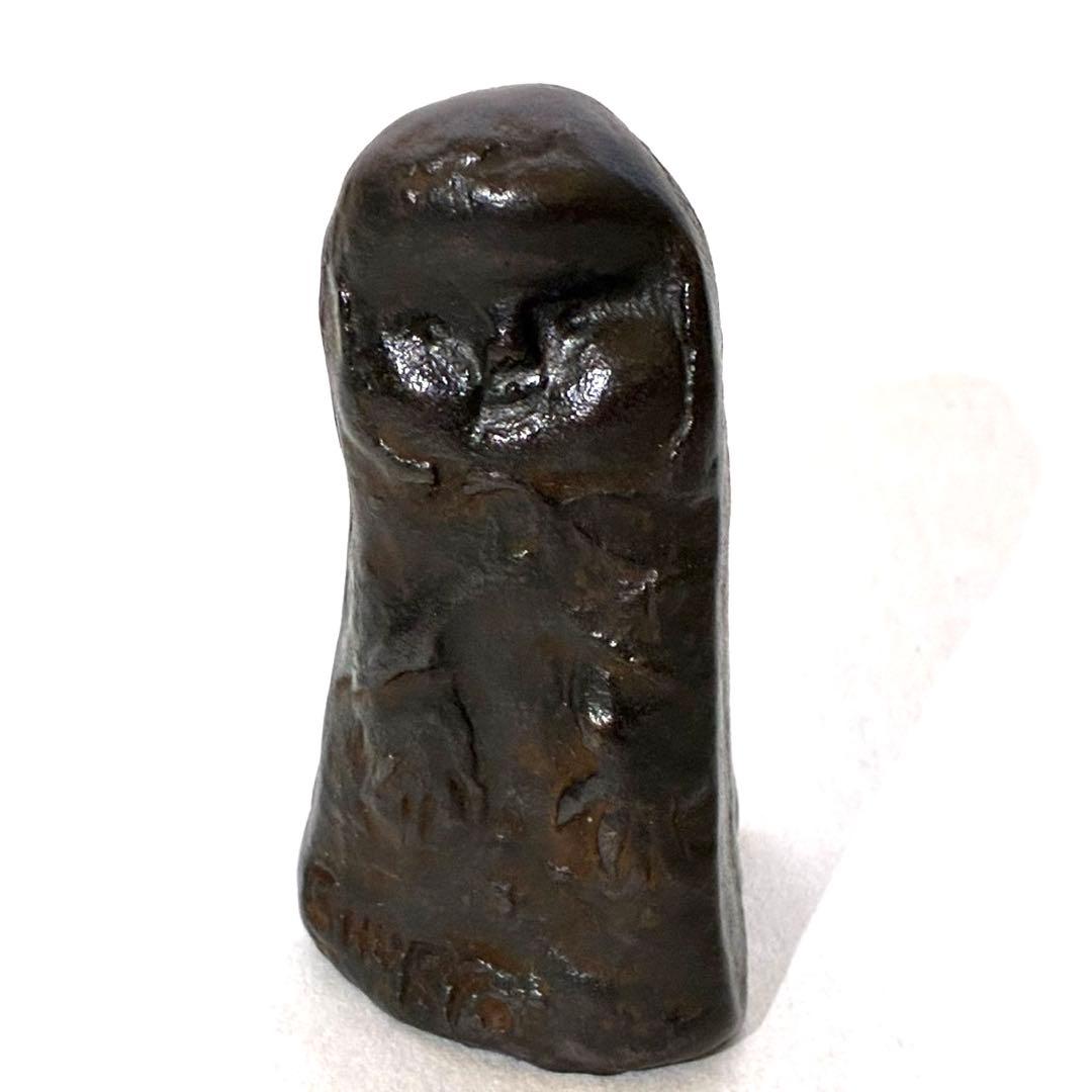 彫刻　佐藤忠良　ブロンズ像　少女　3