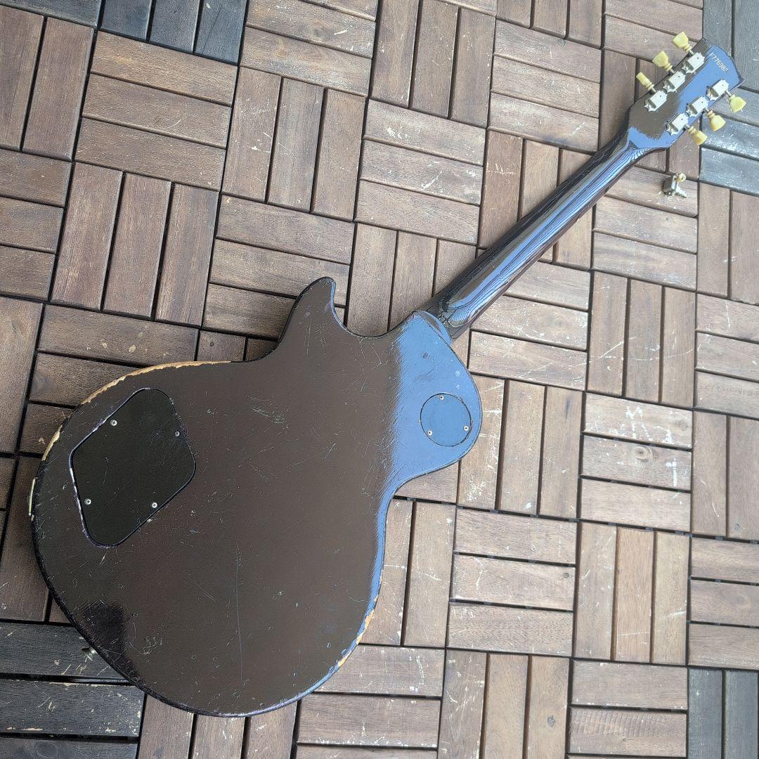 GRECO EG 77年 レスポール セミホローの虎目ボディ！