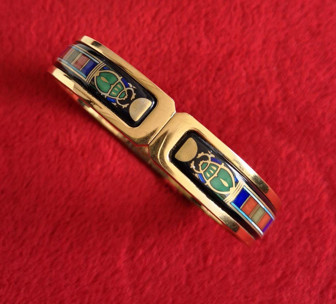 ヴィンテージバングル M.FREY WILLE 古代エジプト スカラベ スネーク