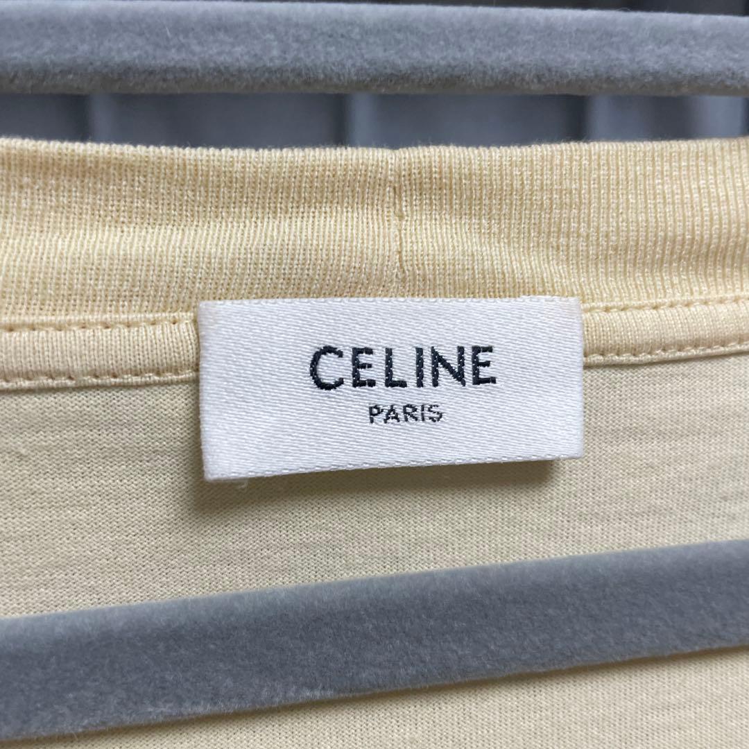 CELINE ベージュ Tシャツ