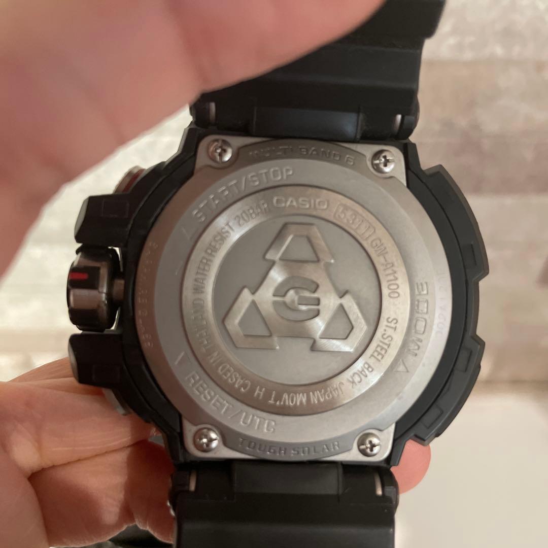 G-SHOCK GW-A1100 グラビティマスター 電波ソーラーブラック