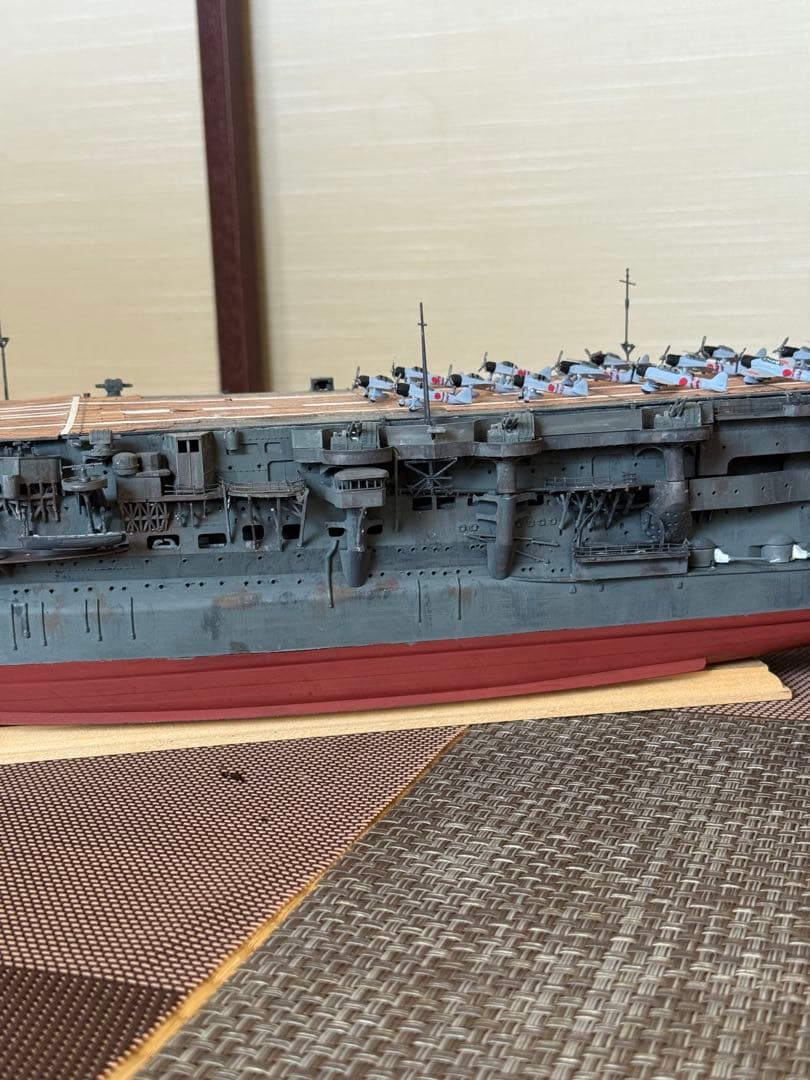 旧 日本海軍 航空母艦　加賀　1/350スケール完成品