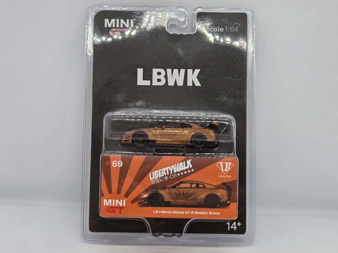ミニカー MINIGT LIBERTY WALK LBWorks Nissan GT-R