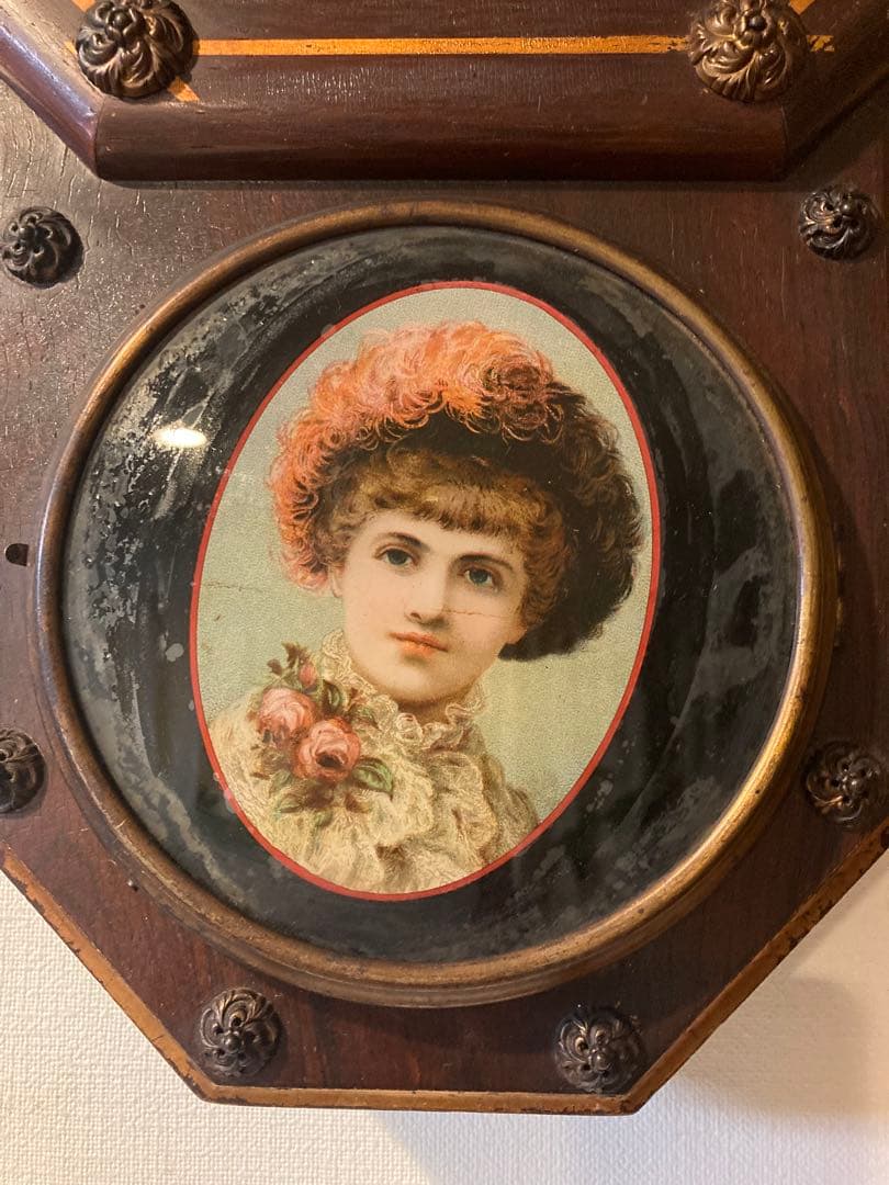 昭和レトロ　セス トーマス　八角ゼンマイ式振り子時計 稼働品　USA製②