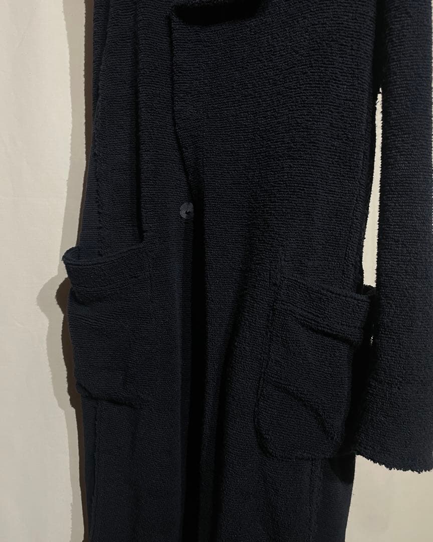 ジャケット・アウター bajra - Cut-Off Detail Pile Long Coat