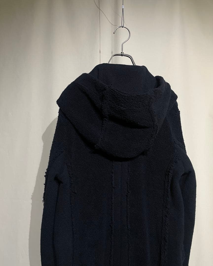 ジャケット・アウター bajra - Cut-Off Detail Pile Long Coat