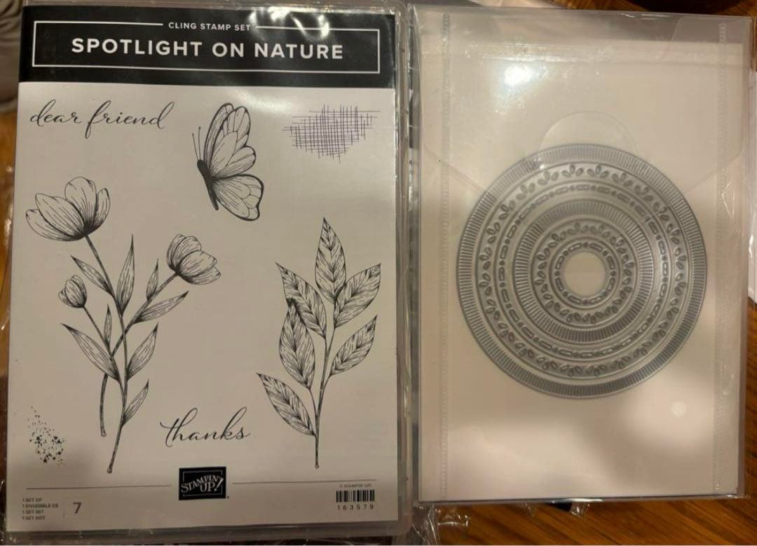 一点限り♡未使用　新作　円ダイ&スタンプ　スタンピンアップ