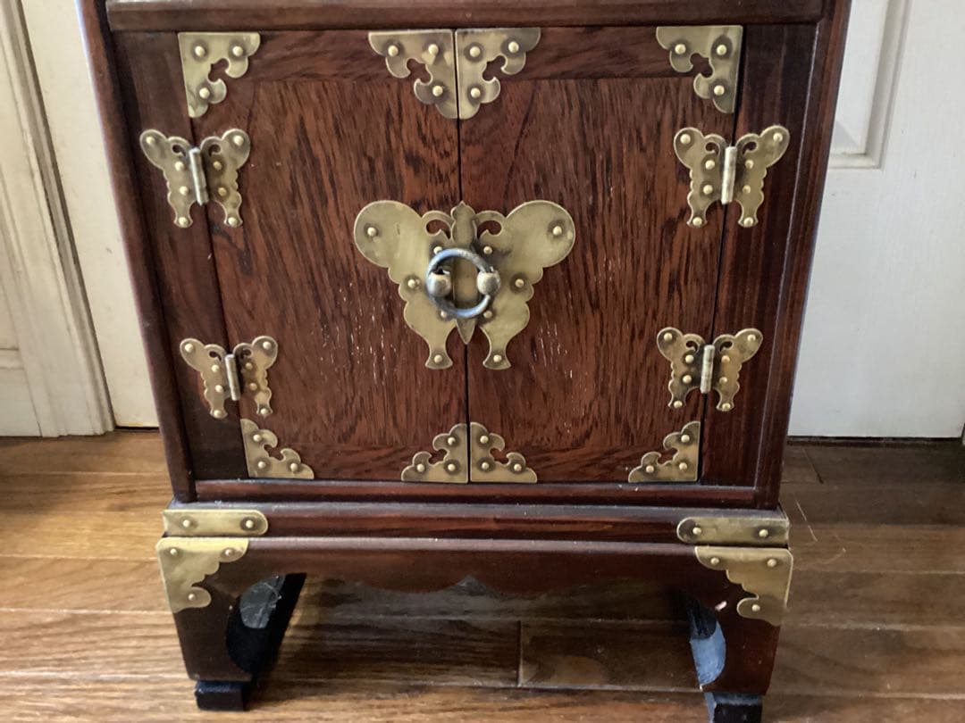 アンティーク木製家具　薬箪笥　李朝家具　インテリア　ビンテージ　アクセサリー入れ