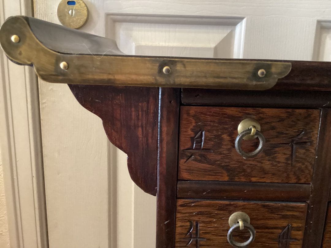 アンティーク木製家具　薬箪笥　李朝家具　インテリア　ビンテージ　アクセサリー入れ