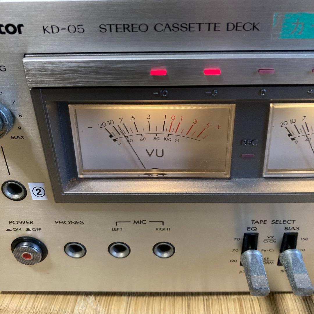 【レトロな逸品】Victor KD-05 カセットデッキ
