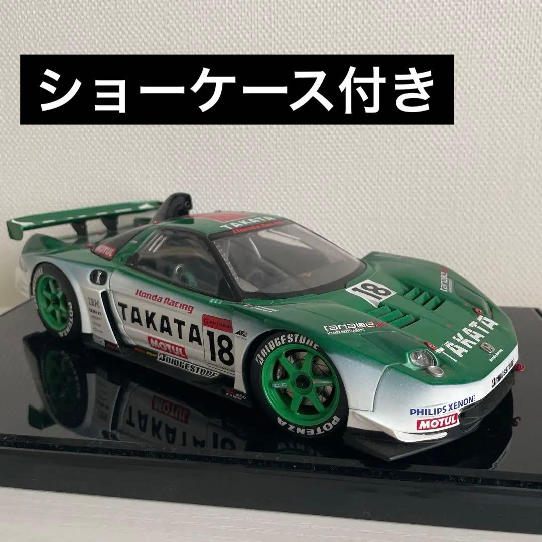 TAKATA nsx 1/18 モデルカー　autoart ショーケース付き