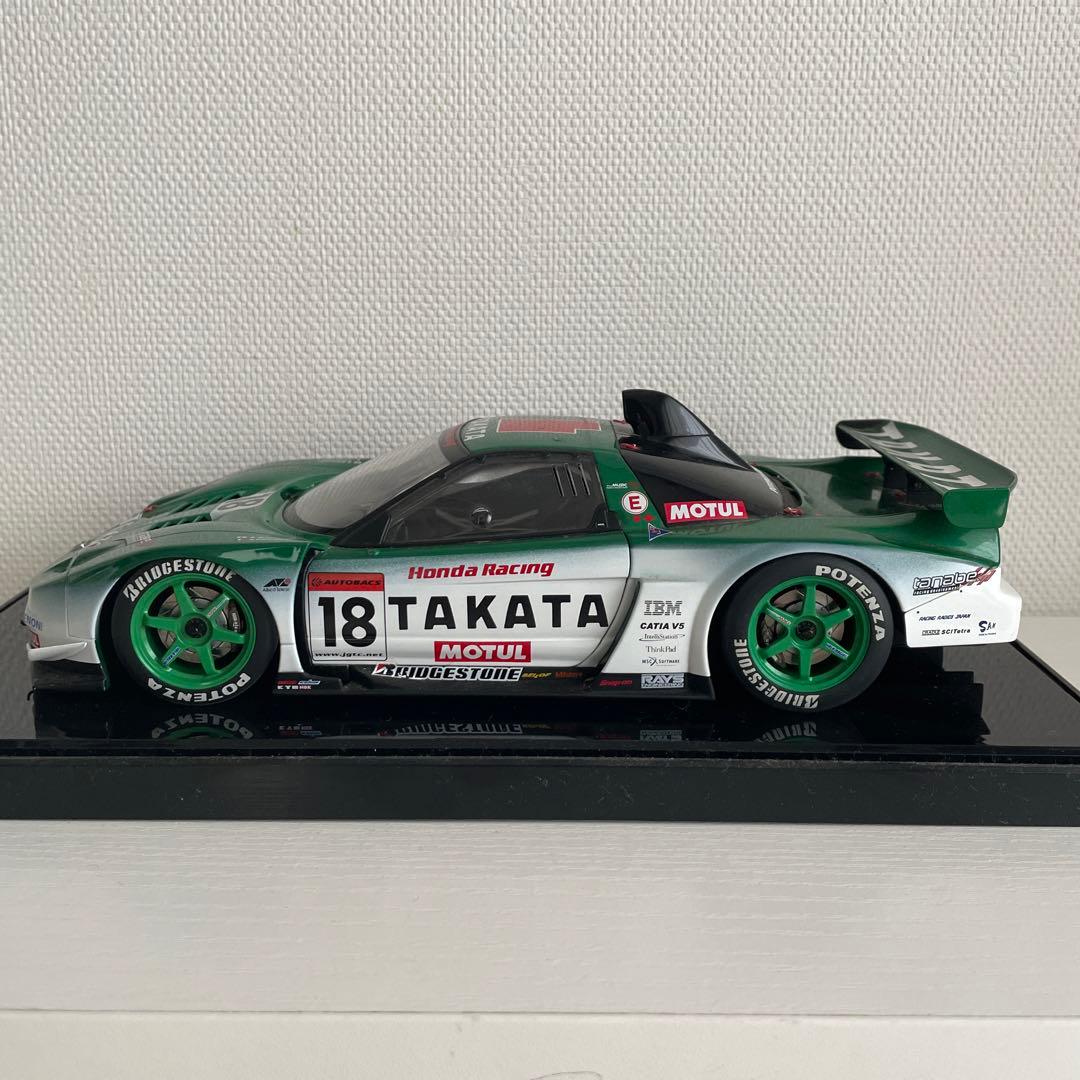 TAKATA nsx 1/18 モデルカー　autoart ショーケース付き