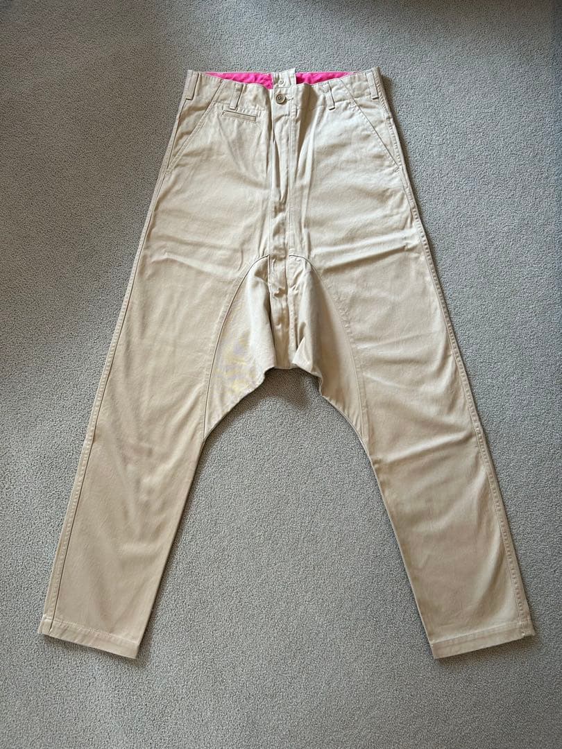 週末限定！GANRYU COMME des GARCONS ジップサルエルパンツ