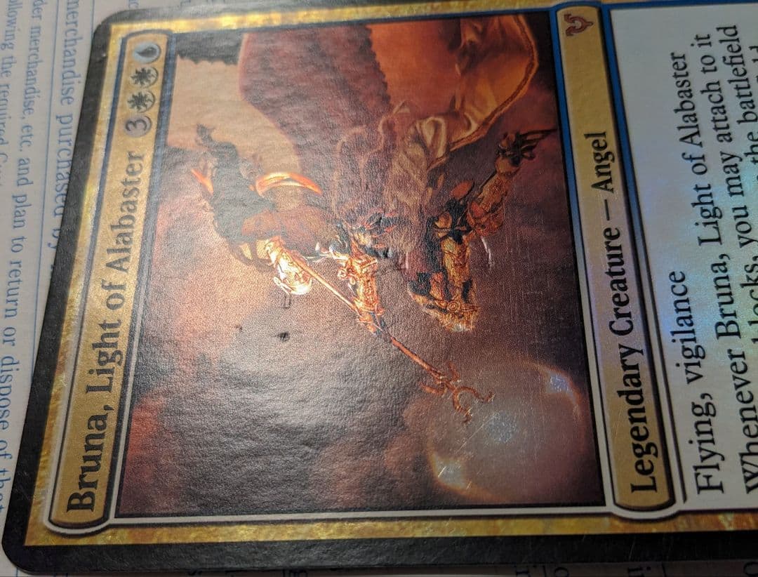 【入手困難】大判カード 雪花石を率いる者、ブルーナ 特製獄庫 プロモ foil