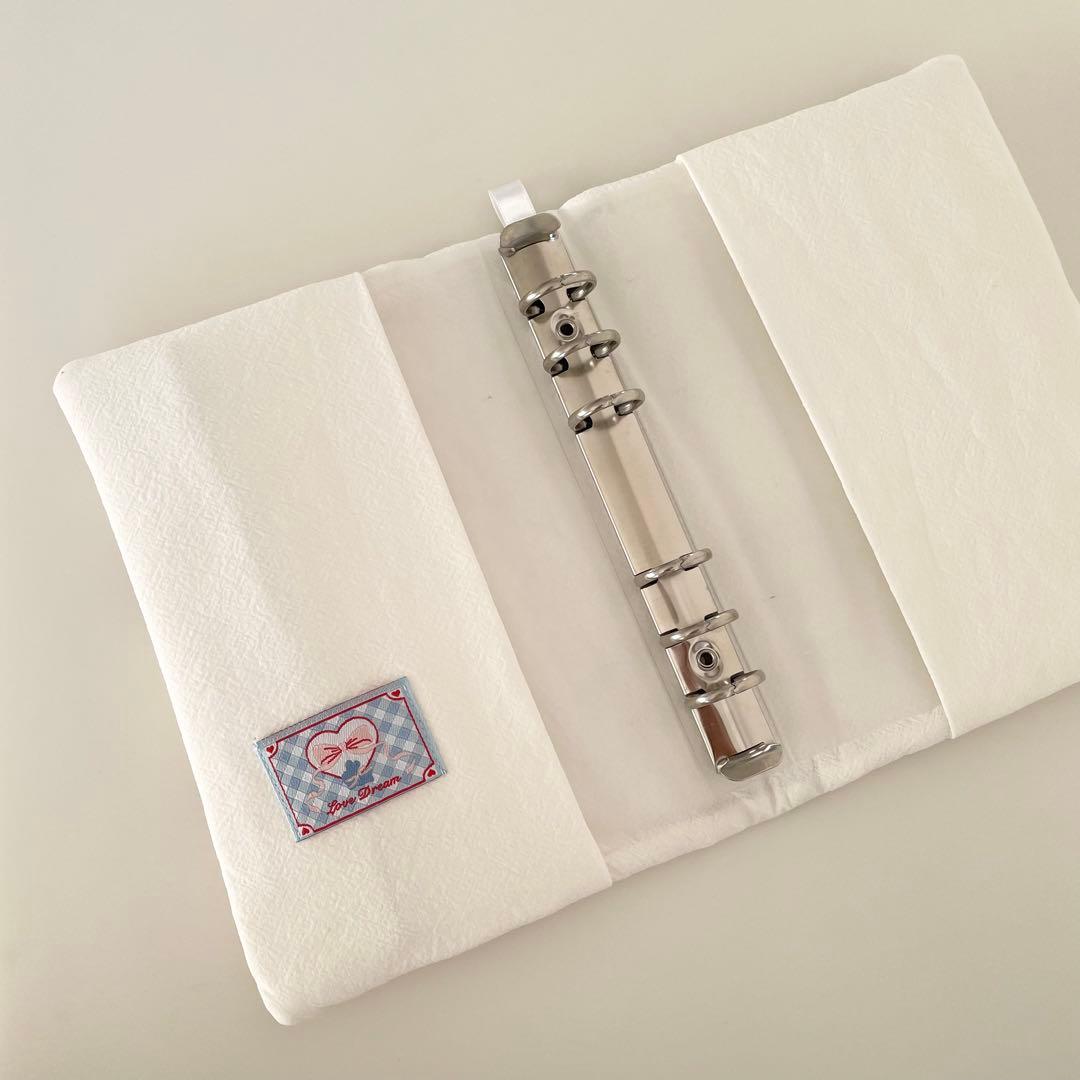 【ラスト1点】早い者勝ち　韓国　バインダー　カバー　貯金　現金管理　うさぎ