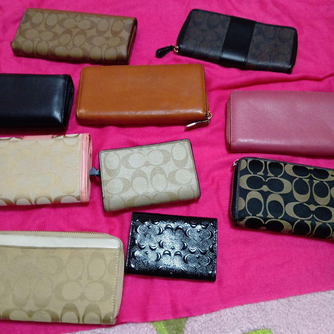 クリスマス値下げ！Coach 折り財布 ！長財布！キーケース10個まとめて ！