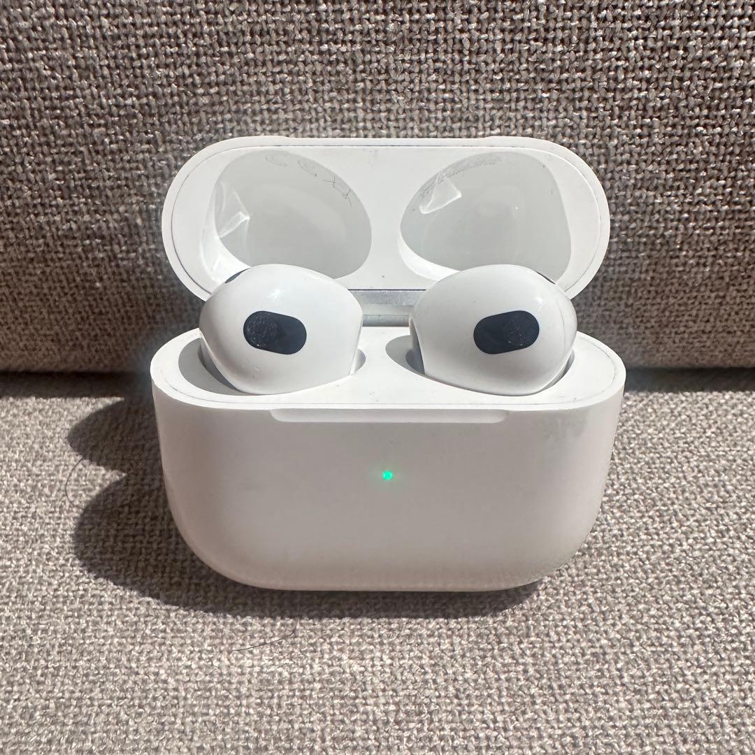 AirPods3充電ケース付き・両耳・箱あり・動作確認済み・充電コードのみ未使用