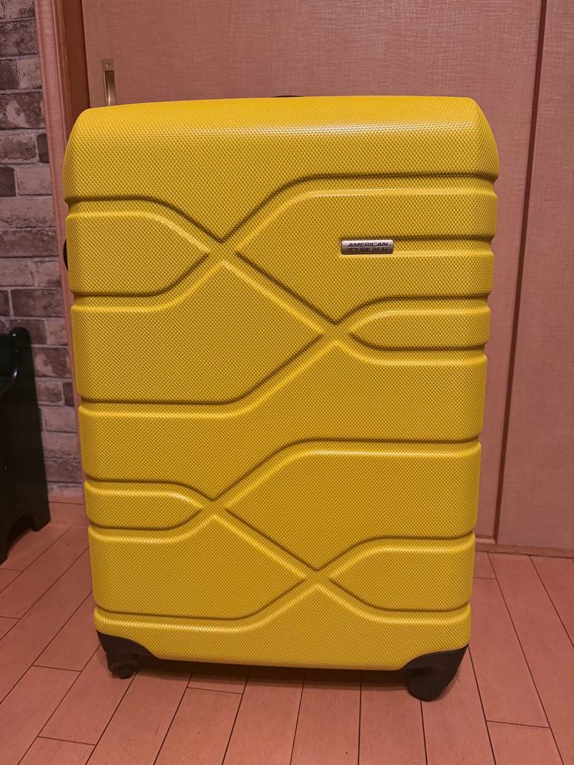 イエローキャリーケース 4輪